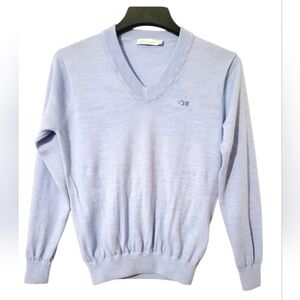 Peter Millar 100% Merino Wool V-Neck Sweater Light Blue Men’s Size Medium